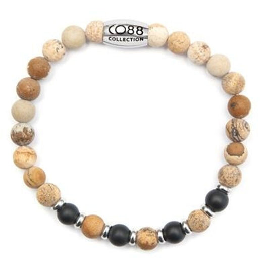 Multicolour CO88 Collection armband voor dames met unieke kralen en stijlvolle afwerking.