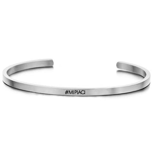 Zilverkleurige CO88 Collection armband met elegant design en verfijnde afwerking.