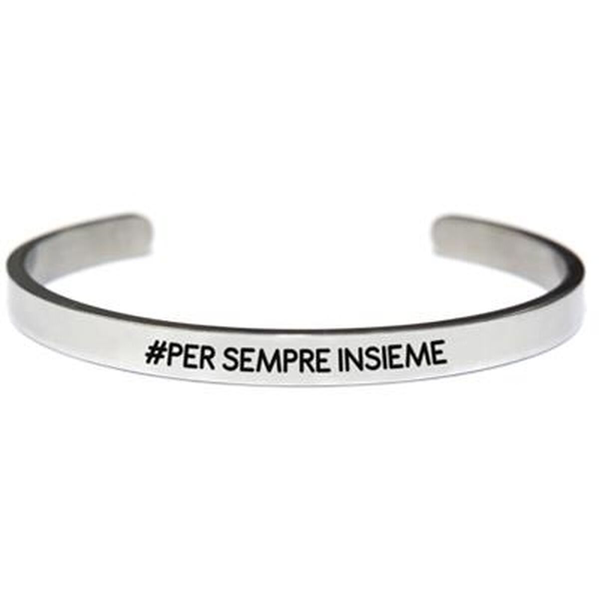 Zilverkleurige CO88 Collection armband voor dames met elegante, minimalistische uitstraling.