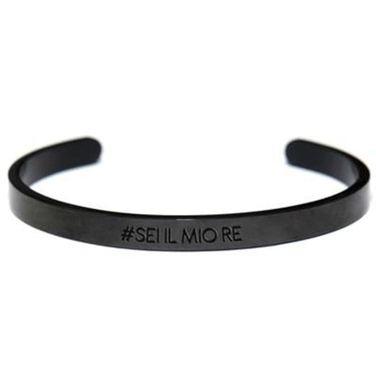 Zwarte CO88 Collection armband voor dames met elegante stijl en trendy ontwerp.