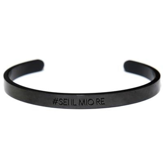 Zwarte CO88 Collection armband voor dames met elegante stijl en trendy ontwerp.