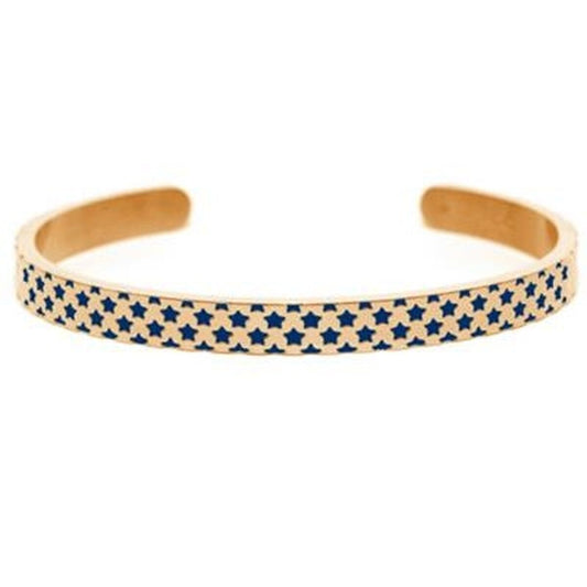 Multicolour CO88 Collection armband voor dames met sterrenpatroon en open ontwerp.