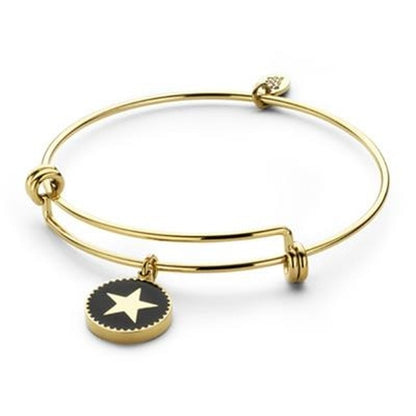 Gouden CO88 Collection armband met stervormige hanger, elegant en tijdloos ontwerp.