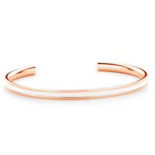 Elegante roségouden CO88 Collection armband voor dames, met een minimalistisch ontwerp.