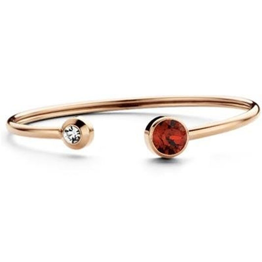 Gouden CO88 Collection armband met twee edelstenen, elegant en veelzijdig sieraad.