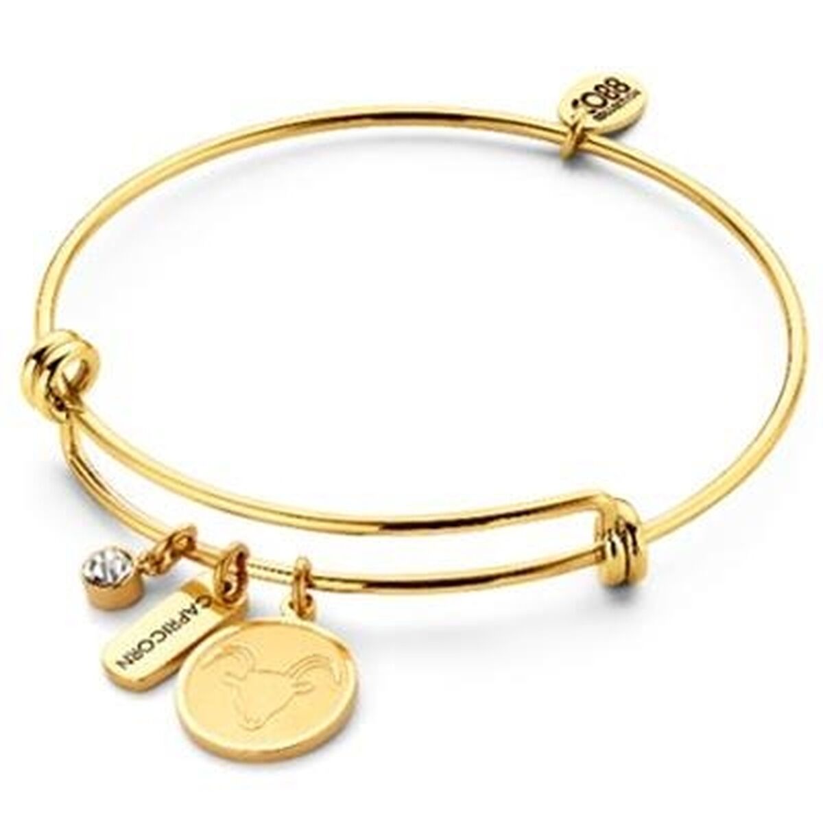 Gouden CO88 Collection armband met elegante charme en subtiele glans.