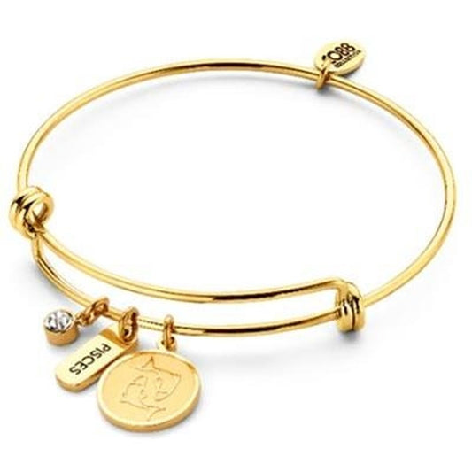 Gouden CO88 Collection armband met elegante details en hangers voor dames.
