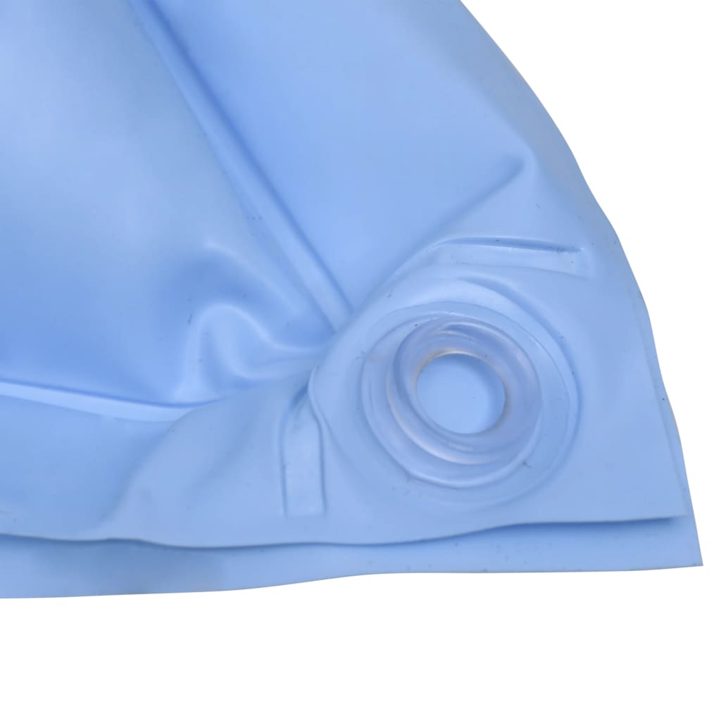 Detail van het opblaasbare vidaXL winterluchtkussen met ventiel voor eenvoudig opblazen.