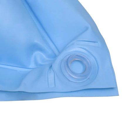 Detail van het opblaasbare vidaXL winterluchtkussen met ventiel voor eenvoudig opblazen.