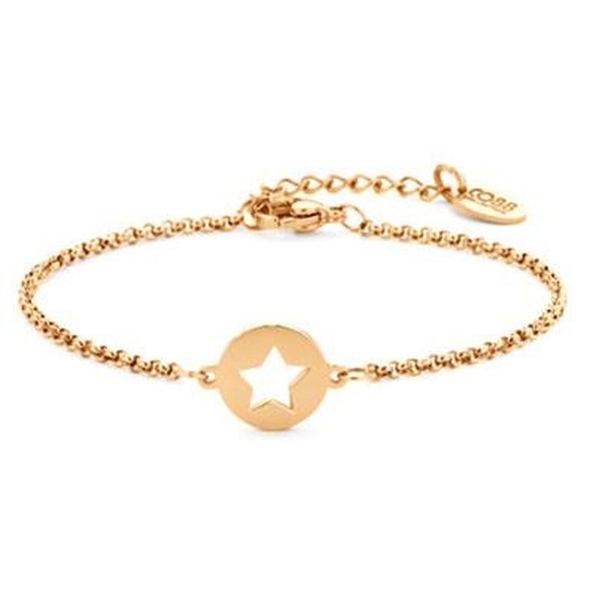 Gouden CO88 Collection armband voor dames met elegante stervormige bedel.