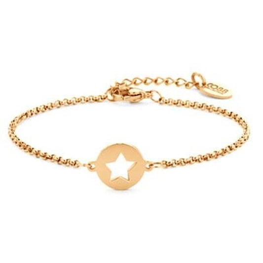 Gouden CO88 Collection armband voor dames met elegante stervormige bedel.