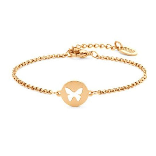 Gouden CO88 Collection armband met vlinderontwerp, elegant en tijdloos.