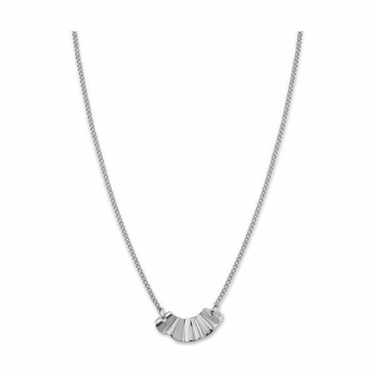 Roestvrijstalen Rosefield ketting met elegante, verstelbare hanger in zilver.