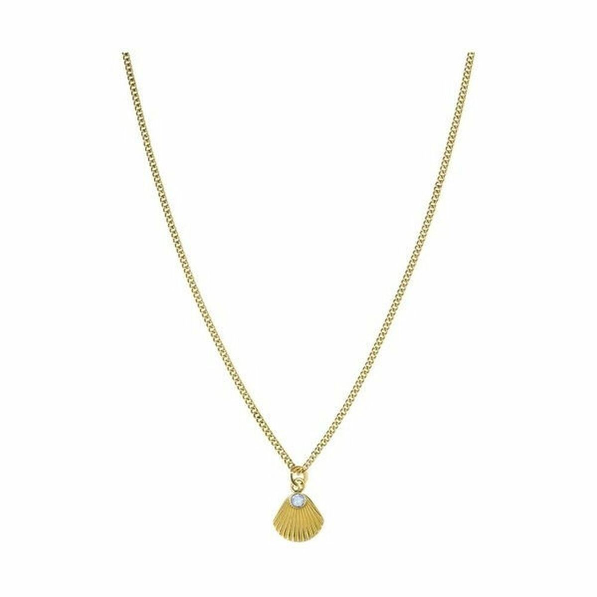 Goudkleurige Rosefield ketting met een elegante hanger en verstelbare lengte.