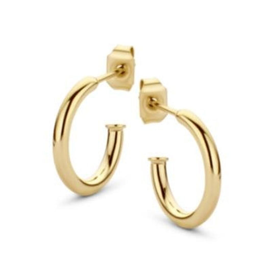 Gouden CO88 Collection oorbellen met een elegante, ronde vorm en verfijnde afwerking.