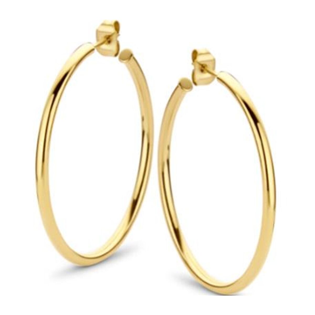 Gouden CO88 Collection oorbellen met een elegant ontwerp en ronde vorm.