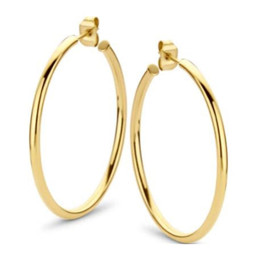 Gouden CO88 Collection oorbellen met een elegant ontwerp en ronde vorm.