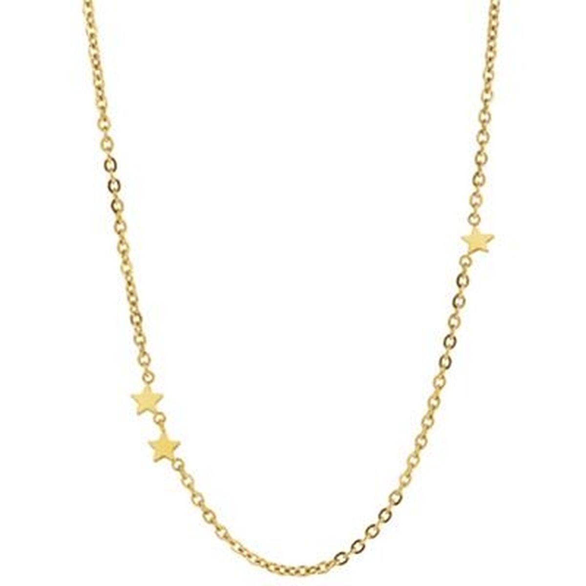 Gouden damesketting van CO88 Collection met sterren, elegant en tijdloos ontwerp.