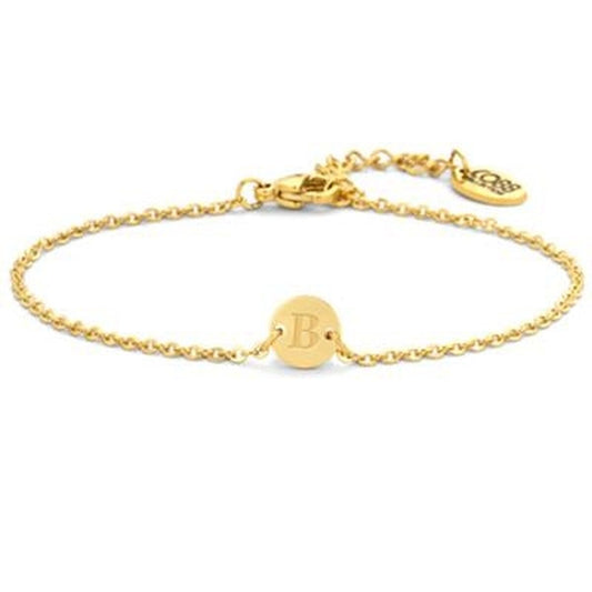 Gouden CO88 Collection armband voor dames met elegant ontwerp en een ronde schijf.