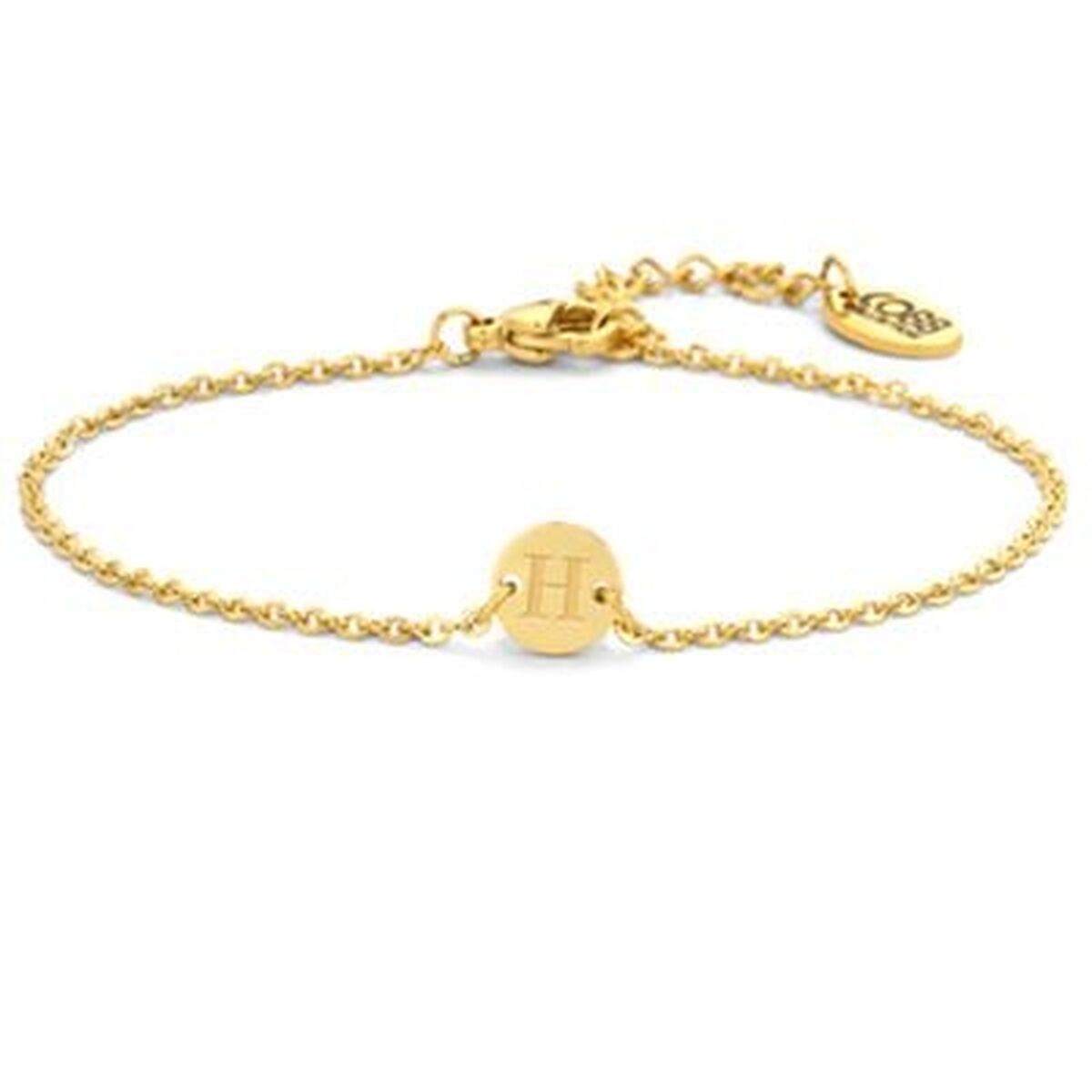 Gouden CO88 Collection armband voor dames met elegante stijl en schakelontwerp.