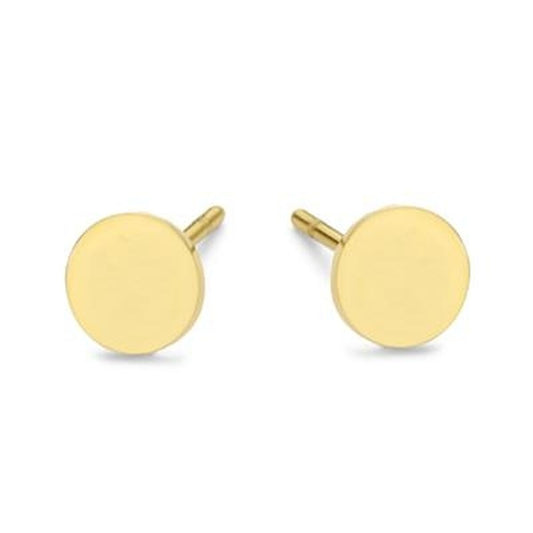 Gouden CO88 Collection oorbellen met een elegant, rond ontwerp voor dames.