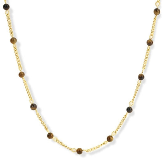 Gouden CO88 Collection ketting voor dames met elegante afwerking en edelstenen.
