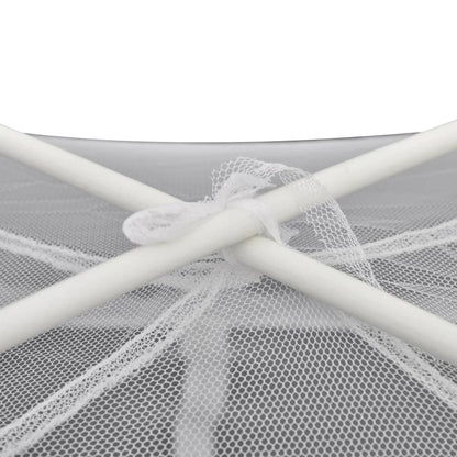 vidaXL Tent 200x180x150 cm glasvezel wit