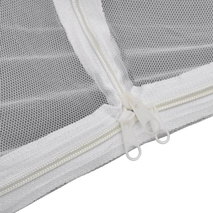 vidaXL Tent 200x180x150 cm glasvezel wit