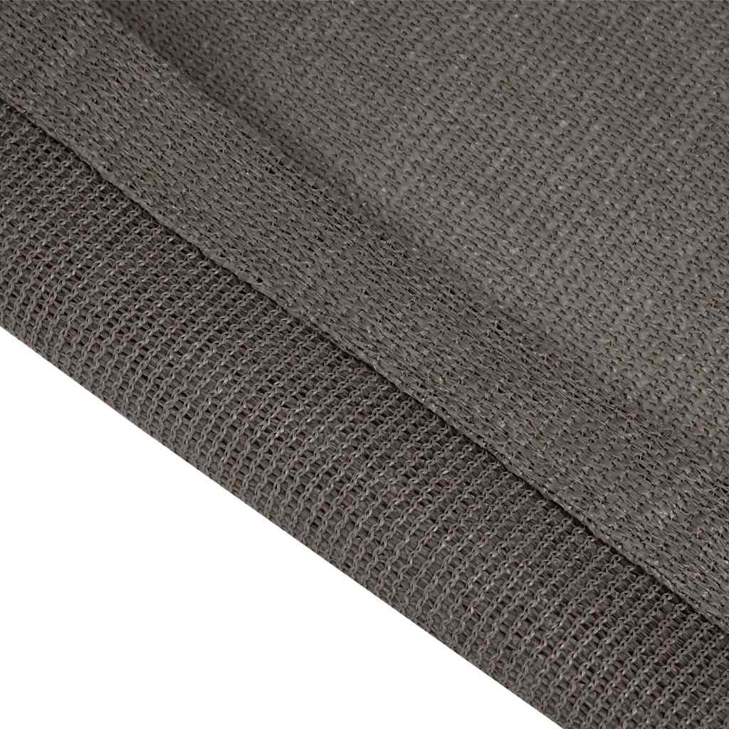 Detail van het antracietkleurige vidaXL tenttapijt met zichtbare textuur en afwerking.