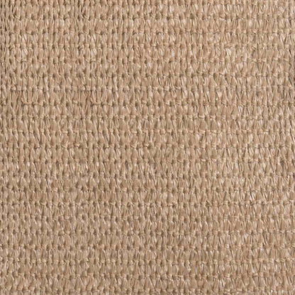 Detail van het taupe vidaXL tenttapijt met een waterdoorlatende structuur.