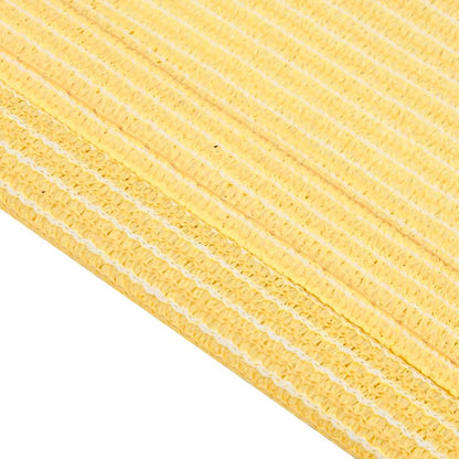 Detail van het beige vidaXL tenttapijt met een textuur van waterdoorlatend polyethyleen.