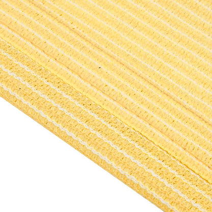 Detail van het beige vidaXL tenttapijt met textuur en afwerking aan de rand.