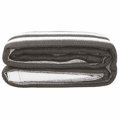 vidaXL Tenttapijt 250x350 cm antracietkleurig en wit