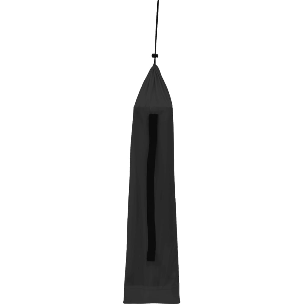 Zwarte opbergtas voor het vidaXL campingbed, ideaal voor transport en opslag.