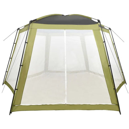 Detail van de vidaXL zwembadtent met mesh zijwanden voor optimale ventilatie.