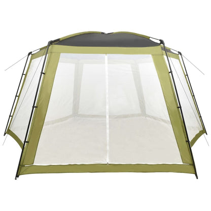 Detail van de vidaXL zwembadtent met mesh zijwanden voor optimale ventilatie.