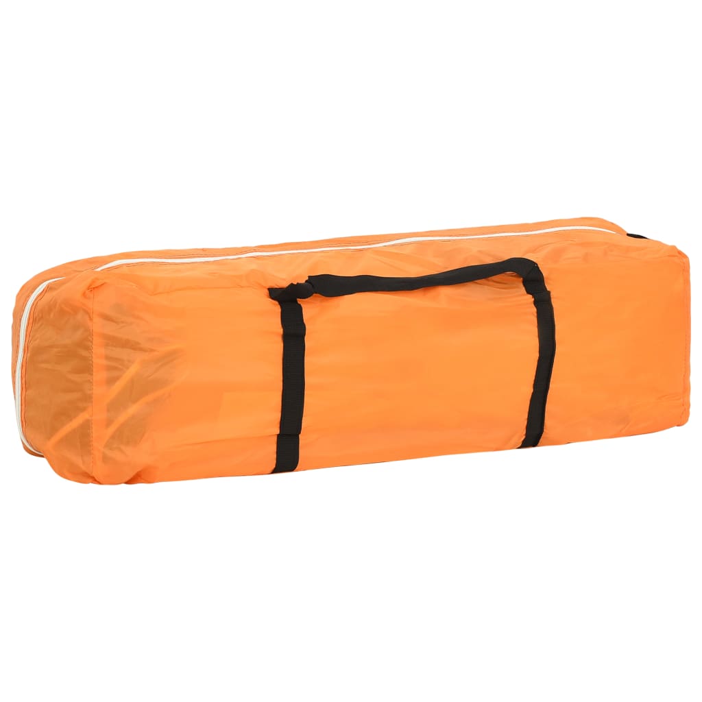 Oranje opbergtas voor de vidaXL zwembadtent, met handvatten voor gemakkelijk transport.