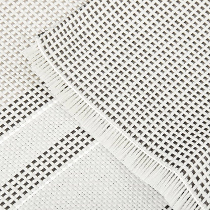 Detail van het ademende en anti-schimmel tenttapijt van vidaXL, met zichtbare structuur en randafwerking.