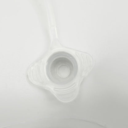 Detail van de opening van het vidaXL campingtoilet met zakken voor hygiënisch gebruik.