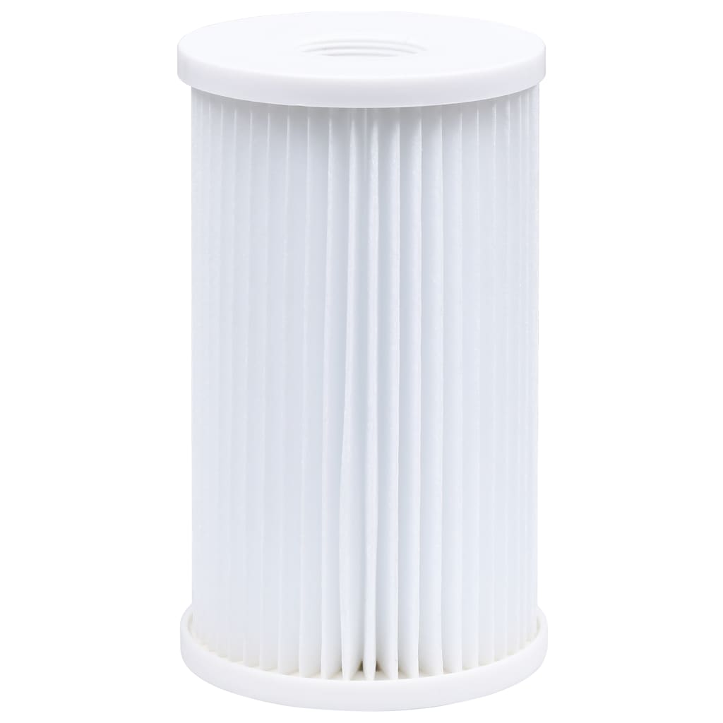 Witte filter voor de vidaXL Splasher zwembadpomp, close-up van de details.