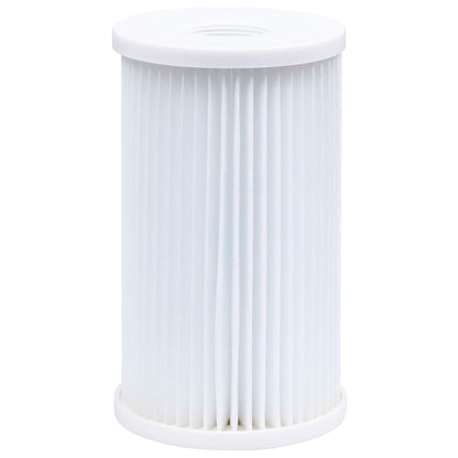 Witte filter voor de vidaXL Splasher zwembadpomp, close-up van de details.