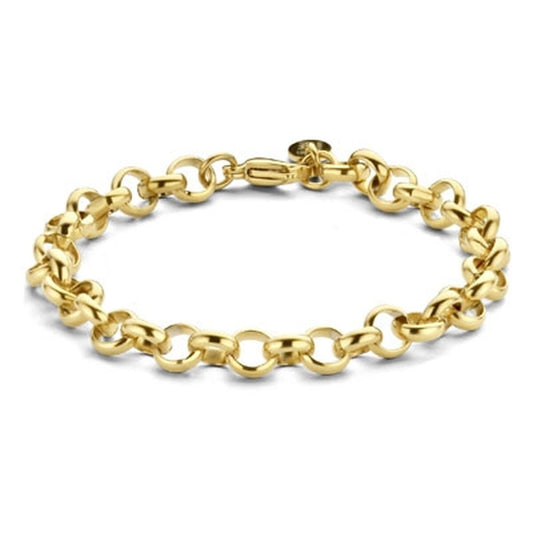 Gouden armband van CO88 Collection met een elegant schakeldesign.