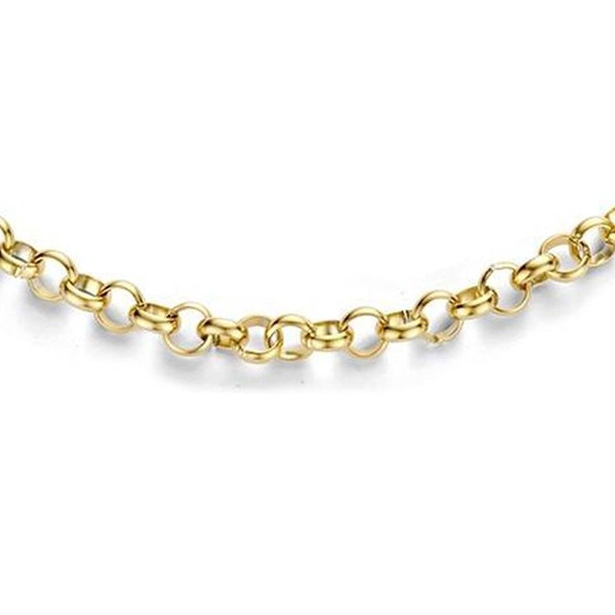 Gouden CO88 Collection ketting met een elegant schakeldesign voor dames.