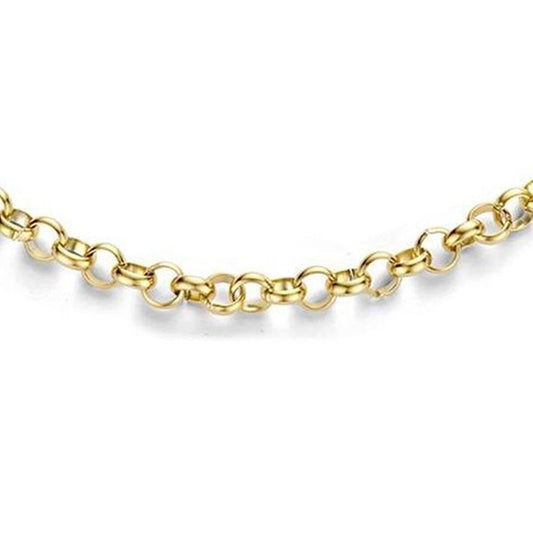 Gouden CO88 Collection ketting met een elegant schakeldesign voor dames.