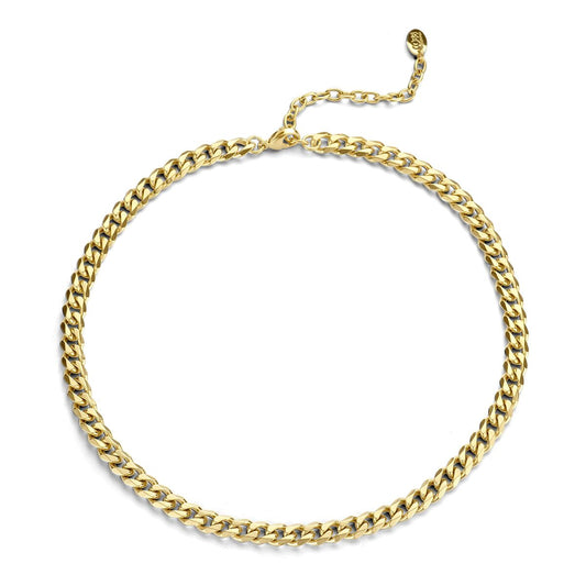 Gouden CO88 Collection damesketting met een elegante schakelstructuur.