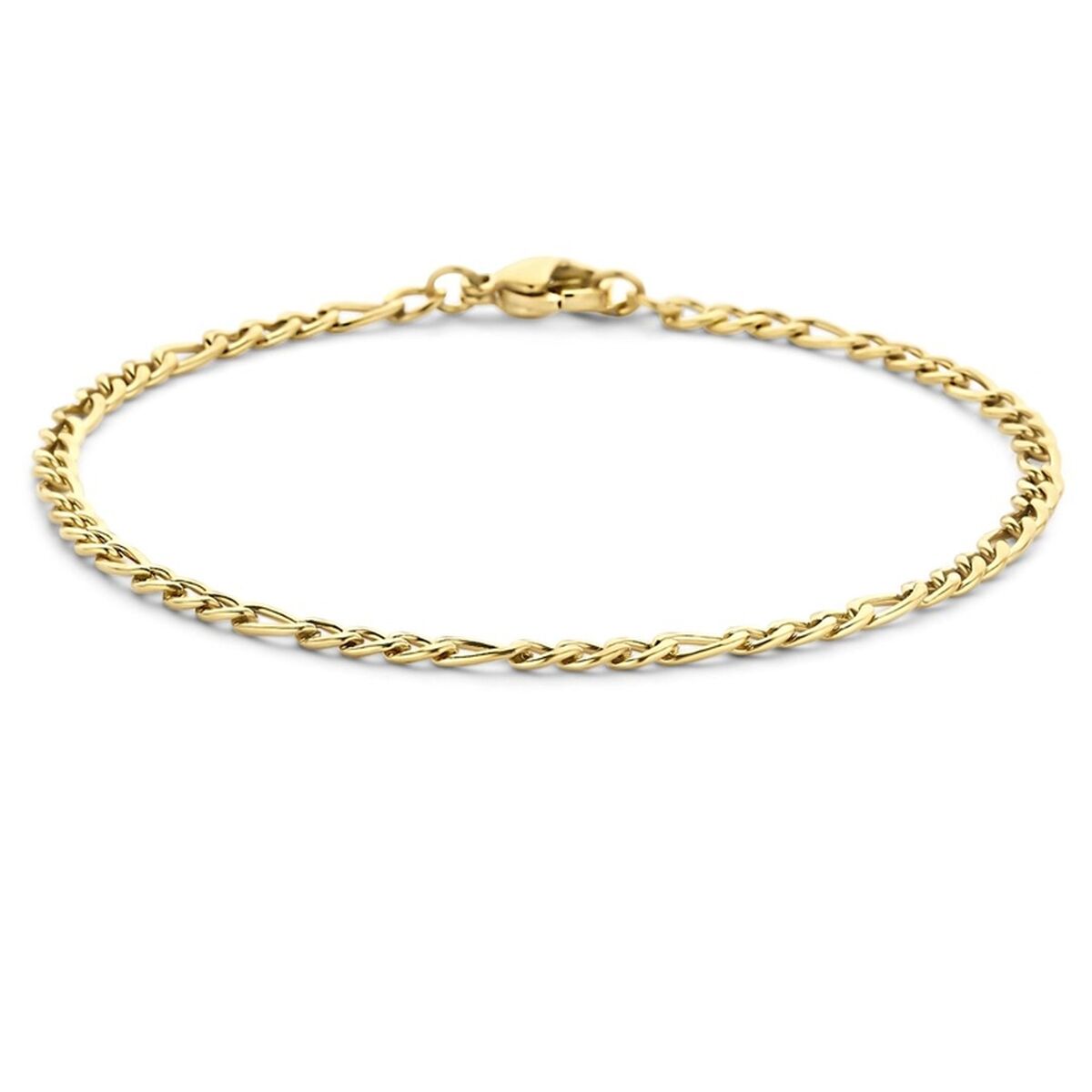 Gouden CO88 Collection armband met een stijlvol, gedraaid ontwerp.