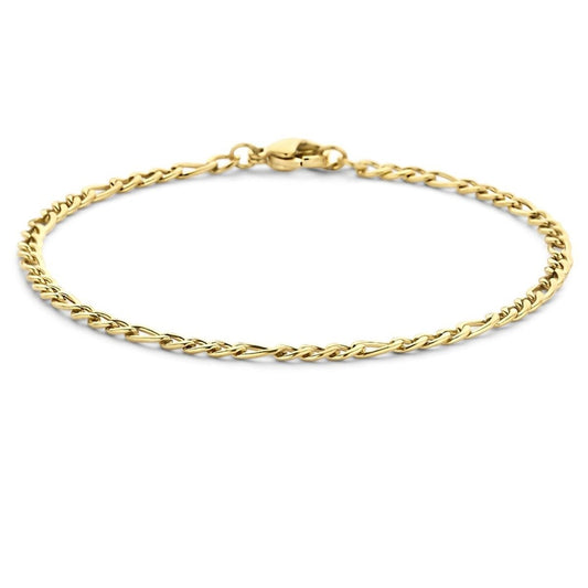 Gouden CO88 Collection armband met een stijlvol, gedraaid ontwerp.