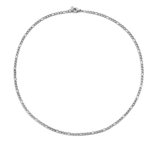 Zilverkleurige CO88 Collection ketting voor dames, elegant en veelzijdig ontwerp.