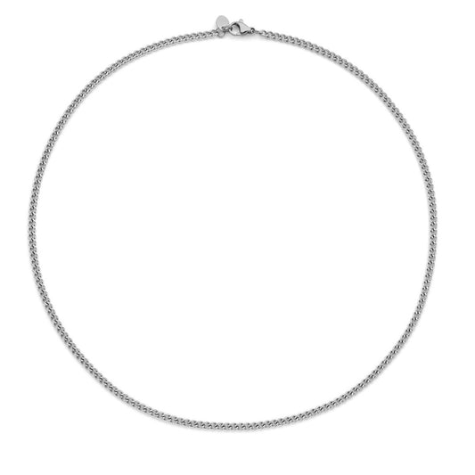 Zilverkleurige CO88 Collection ketting voor dames, elegant en tijdloos ontwerp.