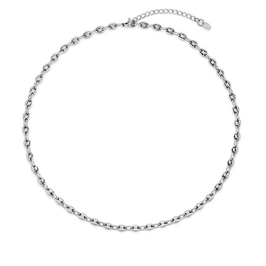 Zilverkleurige CO88 Collection ketting met elegant ontwerp en schakelstructuur.